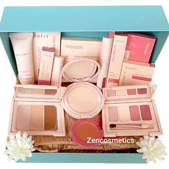 [Promo Diskon] Wardah Colorfit/ Seserahan Wardah/ Paket Hampers Wardah/ Hampers Kosmetik Eyeshadow F