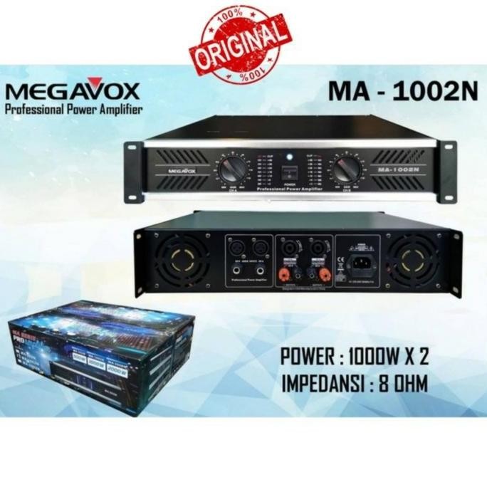 Promo POWER AMPLI MEGAVOX MA1002 POWER MEGAVOX MA 1002 COD