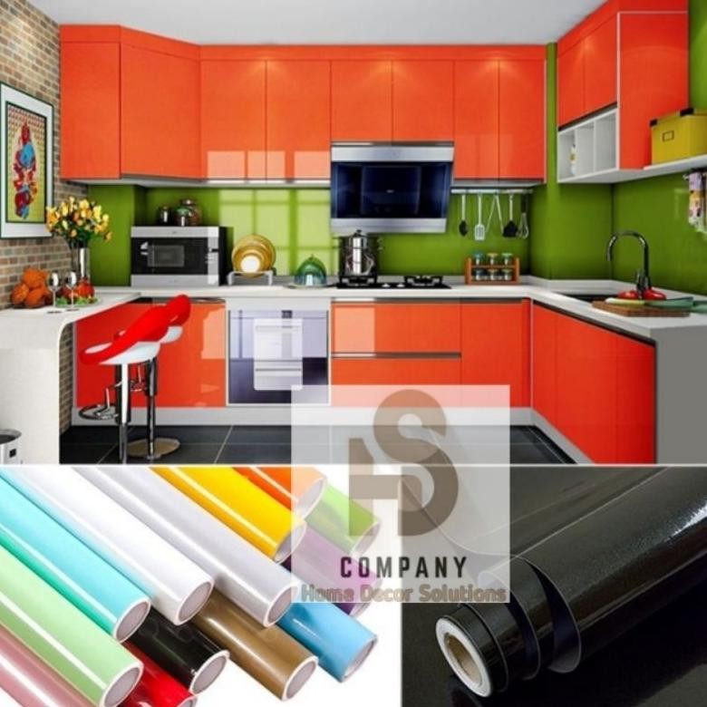 MURAH Stiker Vinyl Tebal Decosheet PVC Pelapis Furniture Kayu Triplek Dinding Lemari Dapur Waterproo
