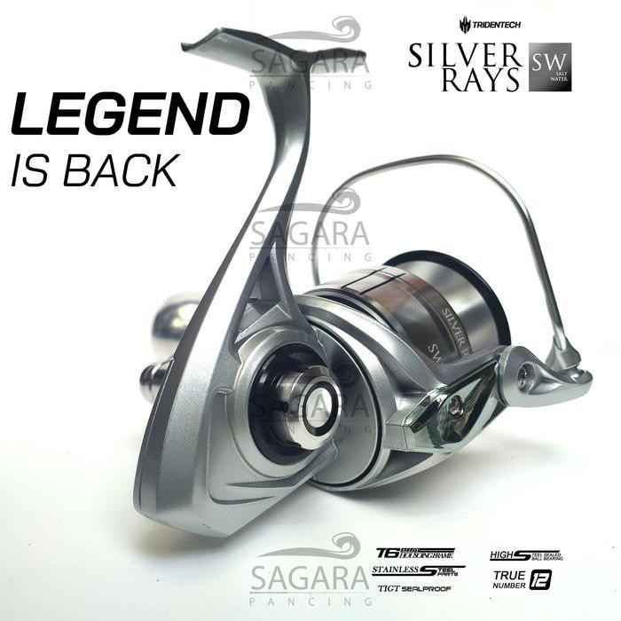 FT Reel Tridentech Silver Rays SW Reel Pancing Spinning