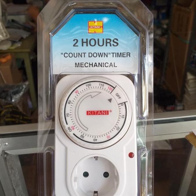 Timer Manual Analog 2 Jam / 120 Menit Kitani (Sni) Terbaru