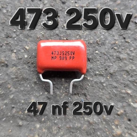 ( 473 250V ) 473JS250V 473J 473K 250V 400V 250 400 V VOLT KAPASITOR CAPASITOR MILAR MYLAR 473 V VOLT