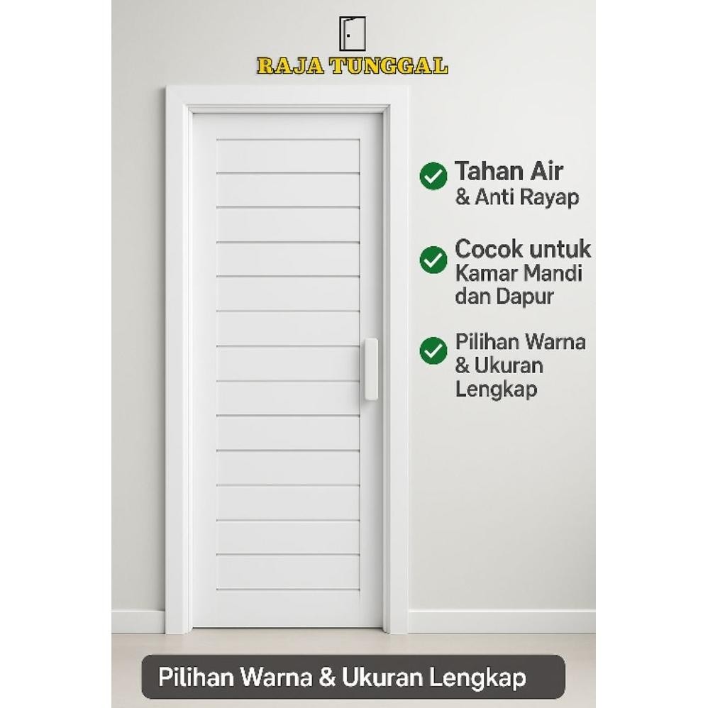 Pintu Kamar Mandi PVC Premium Termurah