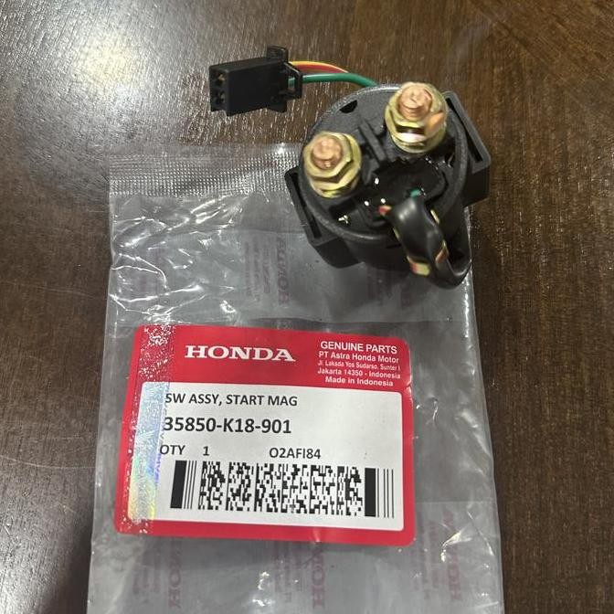 ready stock K18 BENDIK STATER SWITCH STARTER RELAY MOTOR CB150 TIGER MEGAPRO VERZA