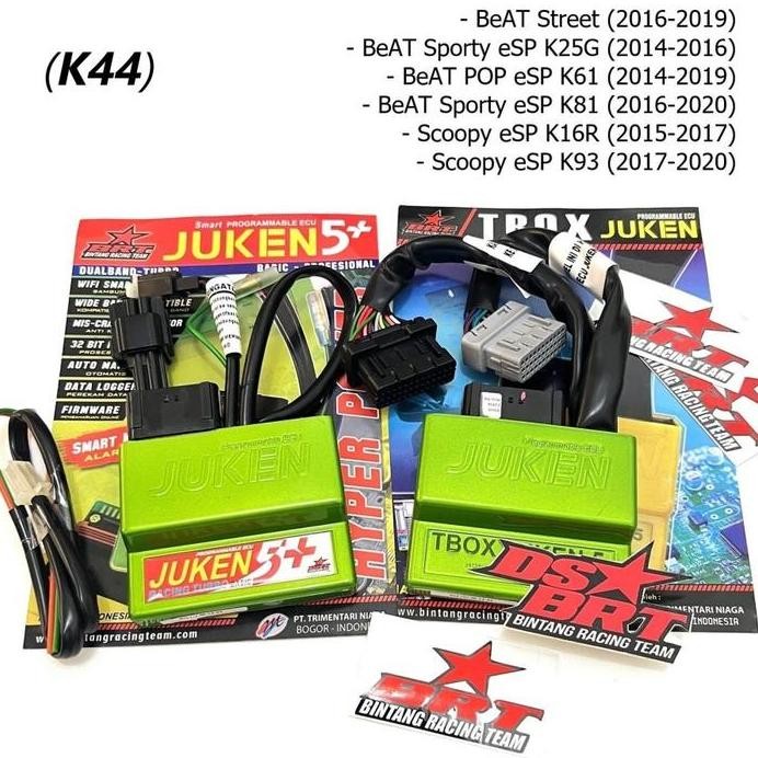 ready ECU BRT JUKEN 5 5++ PLUS TBOX BEAT SCOOPY VARIO 110 ESP Starter Halus K44 K25G K61 K81 K93 K16