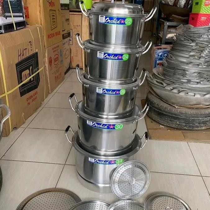 Bst Ready Panci Dandang Serbaguna / Langseng Orchid-22 24 26 28 30 32 34 36 Best Seller