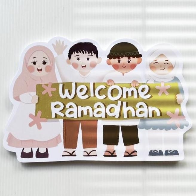 ready  BOARD STEROFOAM WELCOME RAMADHAN DEKORASI BACKDROP ATAU PAWAI SEKOLAH