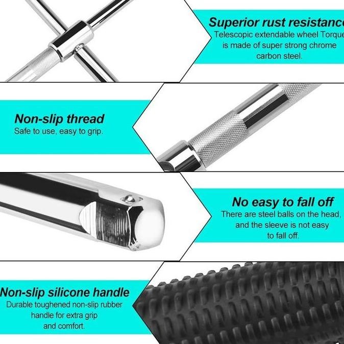 Kunci Palang Roda Ban Mobil Telescopic / Kunci Ban Mobil Telescopic / Kunci Ban Mobil Palang murah