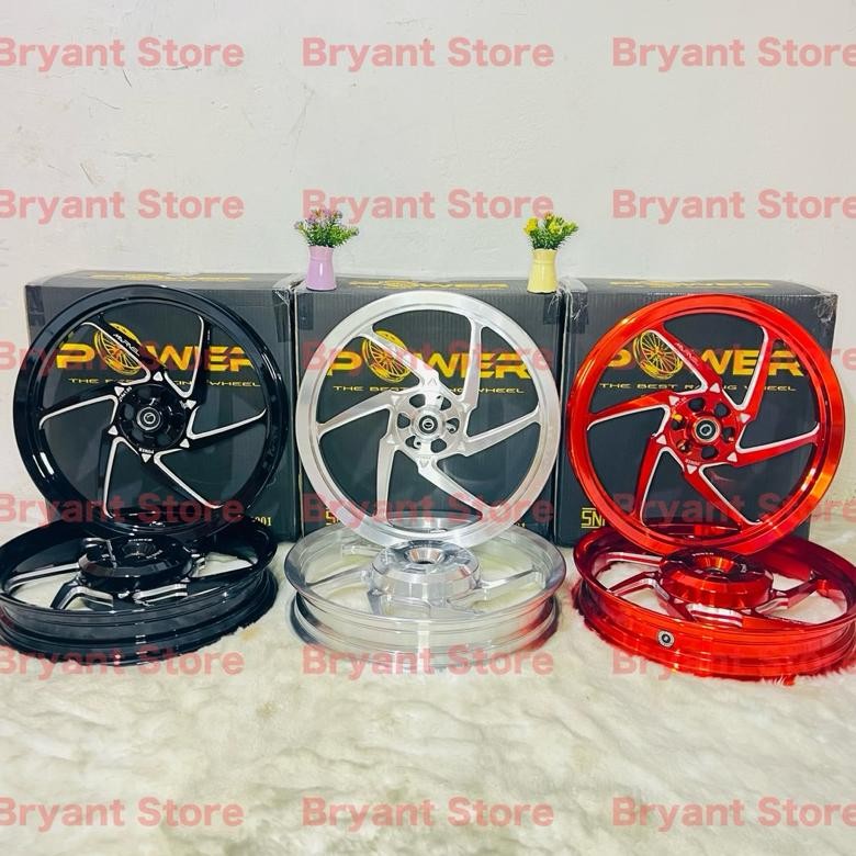 Terlaris Velg Power Racing Original Marvel P6 185X14 & 215X14 Vario 110 125 150 160 Abs Cbs Beat Sco