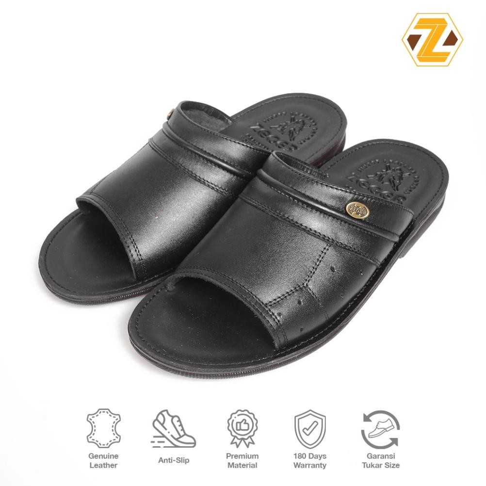 DB75>> sandal kulit pria dewasa zeger P 815.100%original sandal kulit