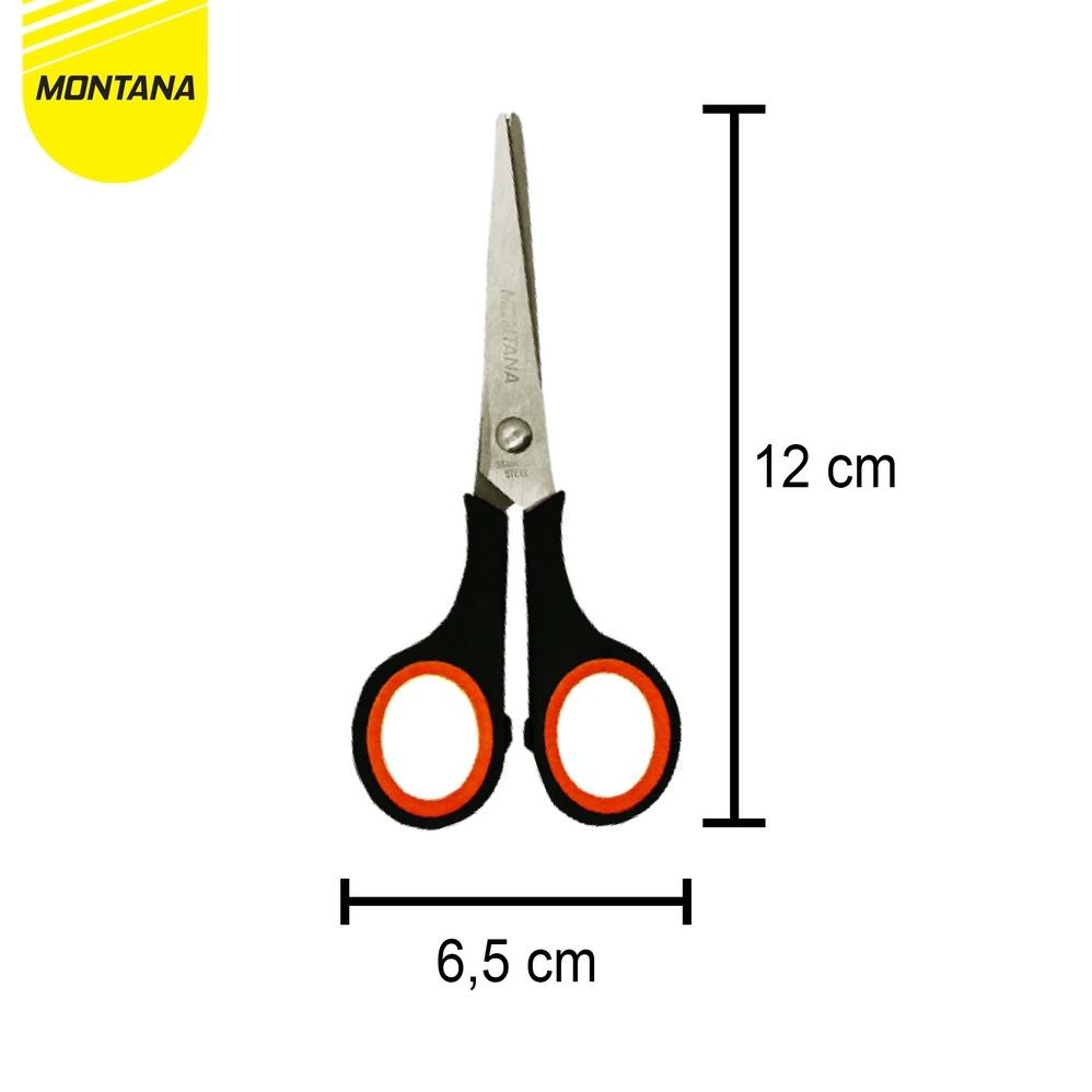 

Model baru - MONTANA Scissors Gunting Stainless Steel 12 Cm High Quality Kuat Tajam Anti Karat STL-540/Lusin .,