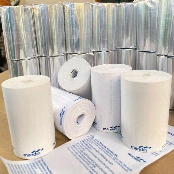 

Trendy Kertas Struk Thermal Logo Mandiri 57x40mm Paket 10 Roll ..