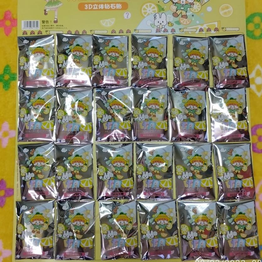 

Miliki - PAKET USAHA 20 & 30 PCS STIKER DIAMOND PAINTING LEMBARAN LABUBU