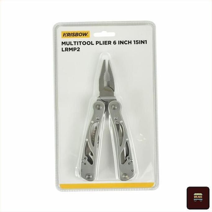 KRISBOW 15 In 1 Multitool Plier 6"  Tang Lipat Multifungsi LRMP2