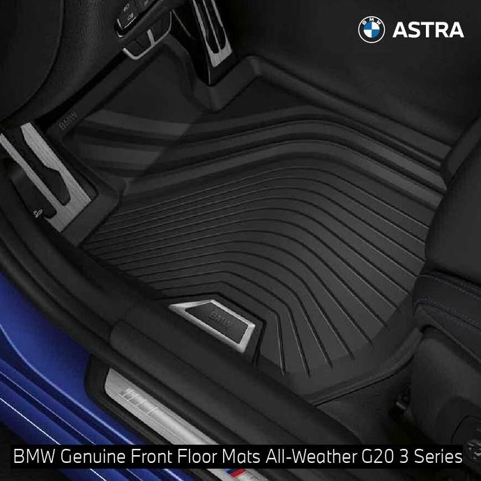 BEBAS ONGKIR - BMW Genuine Front Floor Mats All-Weather G20 3 Series
