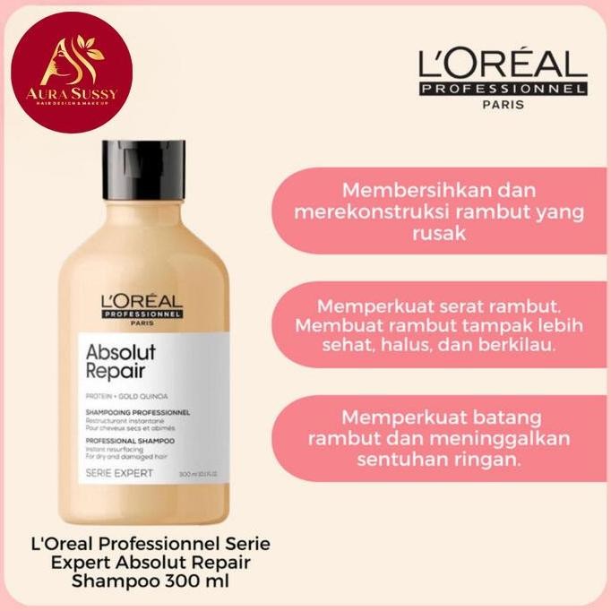 TERMURAH - LOreal Professionnel Absolut Repair Series | Untuk Rambut Kering