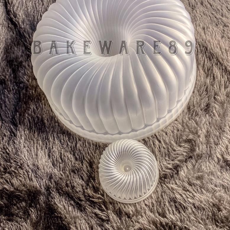 Cetakan Pudding Bolu Kukus Bolu Loyang Jumbo Ukuran 22cm Plastik Premium Tebal