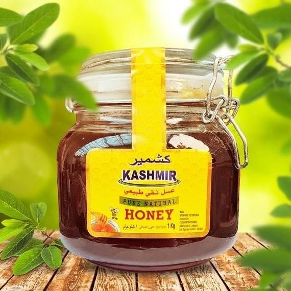 

Madu Kashmir 1 Kg Kemasan Kawat 1Kg Natural Honey Botol Kaca (Bpom)