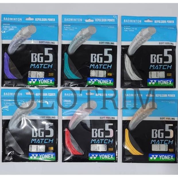Senar Badminton Yonex BG 5 BG5 MATCH Original