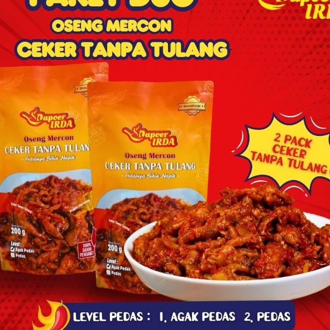

Dapoer I Paket Duo Oseng Mercon Ceker Tanpa Tulang