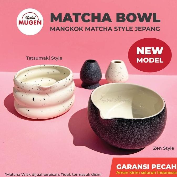 

Terlaris Chawan Ceramic Japanese Matcha Bowl Ceremony - Mangkok Keramik Matcha Ready Stok
