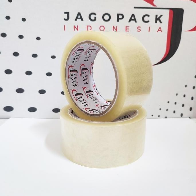 

1 Lusin / 12 Pcs - Lakban Bening Ekonomis 45 x 100 yard - Jago Pack Indonesia