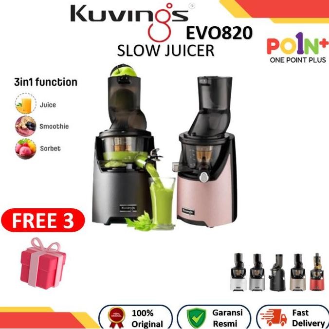 TERBARU - Kuvings EVO820 Whole Slow Juicer - Kuvings EVO Matt 820 Slow Juicer