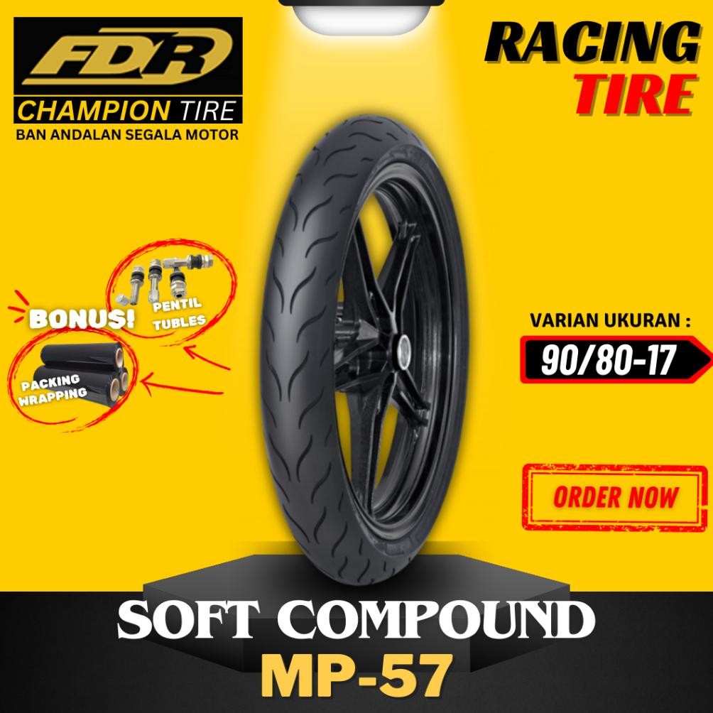 [READY COD] BAN FDR SOFT COMP SPORT MP27 MP76 MP57 MP96 SPORT FR75 ( 90/80-17 ) / BAN RACING FDR MP2