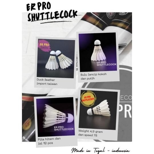 ER pro / er cock shuttlecock kok badminton original er pro=er cock