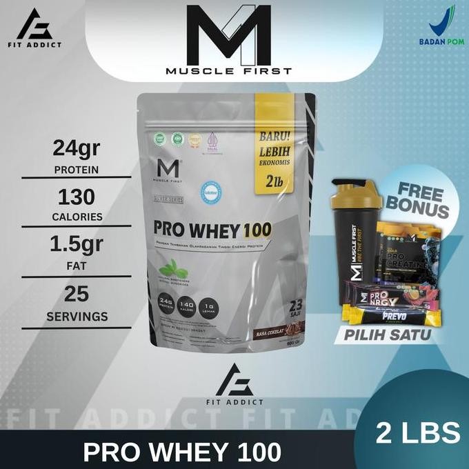 terbaru muscle first pro whey 100 2lbs - susu protein gym & fitness whey protein