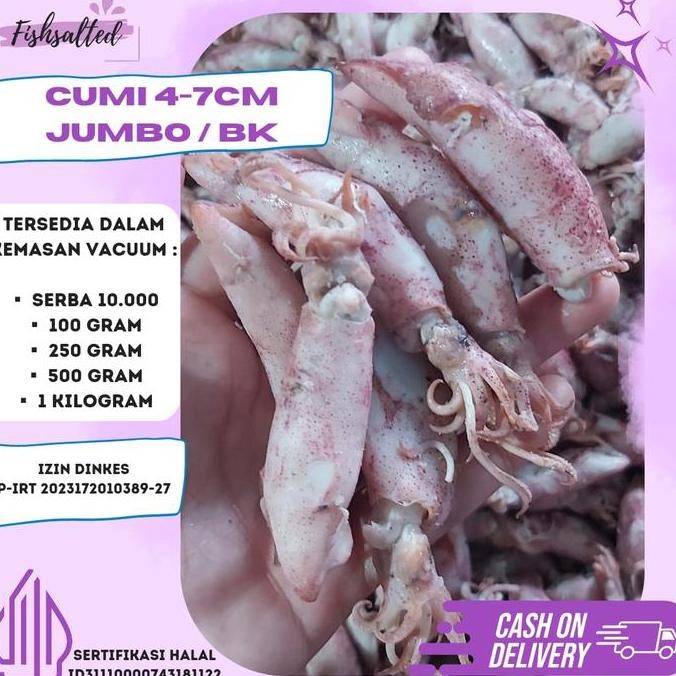 

Cumi Asin Jumbo Super Good Quality 1Kg #Gratisongkir