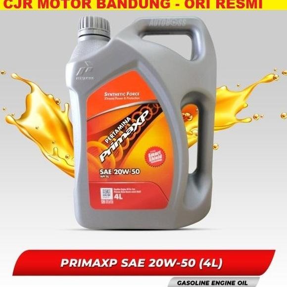 SALE OLI MESIN MOBIL PERTAMINA MESRAN PRIMA XP 20W-50 4 LITER ASLI RESMI