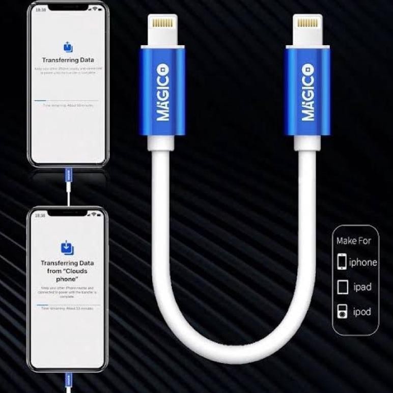 KABEL MAGICO TRANSFER DATA IPHONE TO IPHONE/IPAD MAGICO CABLE LIGHTNING TO LIGHTNING PINDAH DATA CEP