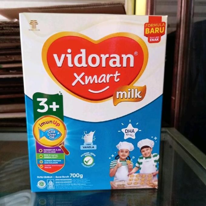 

terbaru vidoran xmart 3+ vanila nutriplex 700g susu formula anak usia 3-5 tahun