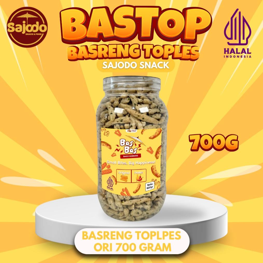 

[Kecil Buy 1 Get 1 Basreng Toples - Sajodo Snack & Food Tia-111