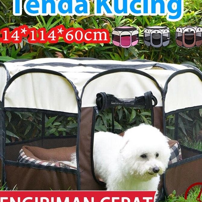 Kandang Kucing Tenda Kucing Kandang Kucing Besar Kandang Kucing Portable Kandang Kucing Lipat Pagar 