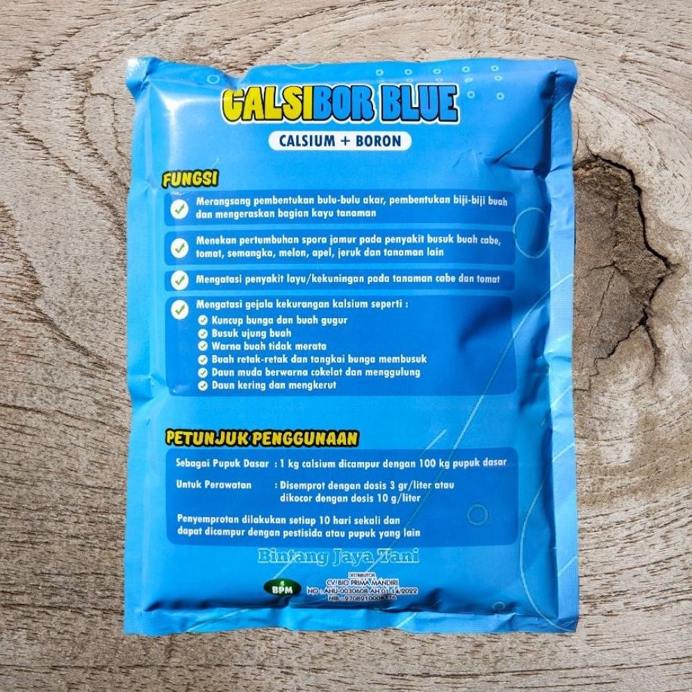 Promo Cod New Calsibor Blue 1 Kg / Calsium + Boron Spesial Super Blue  / Mengatasi Kuncup Bunga Dan 
