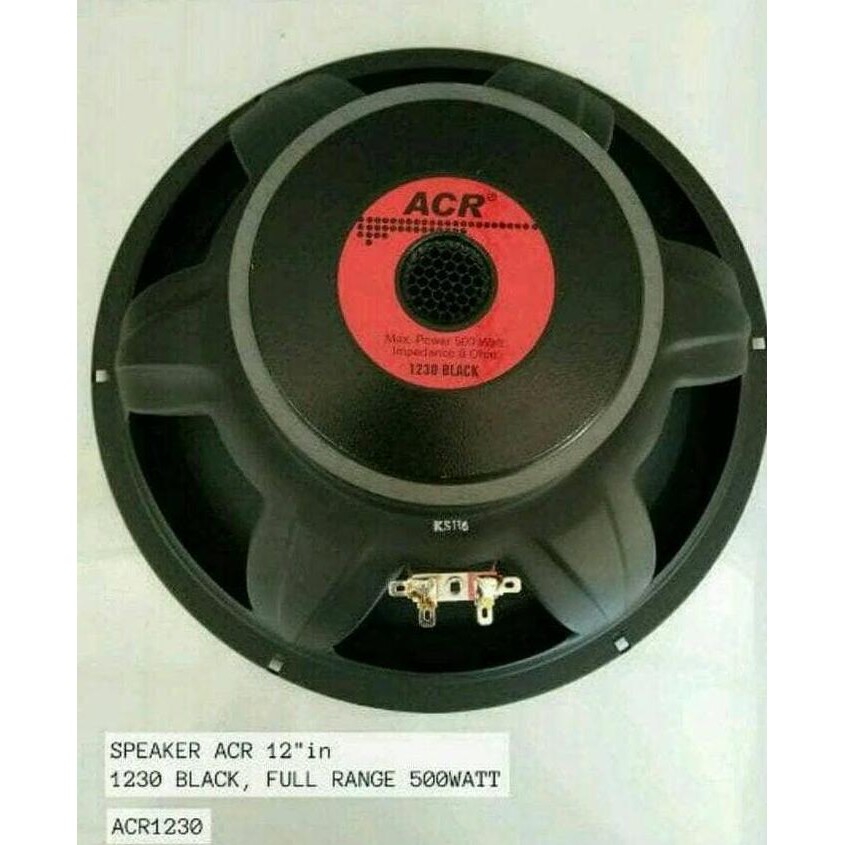 DISKON ACR 1230 SPEAKER 12 INCH FULL RANGE 500W ORIGINAL SUBWOOFER AKTIF