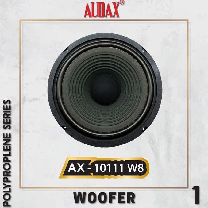 DISKON AUDAX AX-10111 W8 WOOFER 10 INCH SPEAKER PASIF MK II BASS