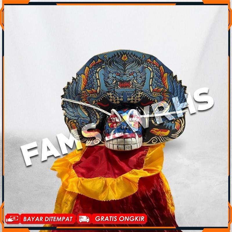 Bagus - Barongan Anak Ukuran Tanggung Spons Devil Barongan Spons Barongan Biru Barongan Ot66