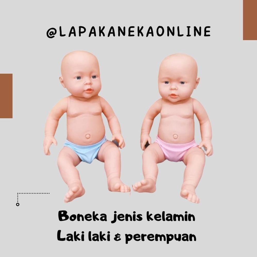 Promo Mainan Anak Sepasang Boneka Gender/ Boneka Kelamin L666-2 Mainan Anak Anak