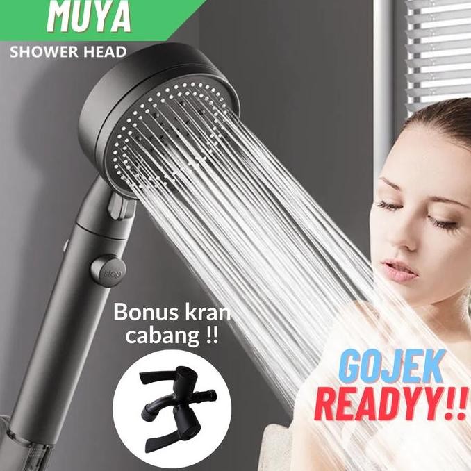 Murah Hand Shower Set Hitam / Shower Mandi Black Muya