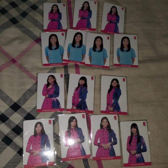 Et-12 Official Photocard Pc Shani Gracia Chika Marsha Gita Jessi Lia  Sisca Jesslyn Ntsy Jkt48 Mng F