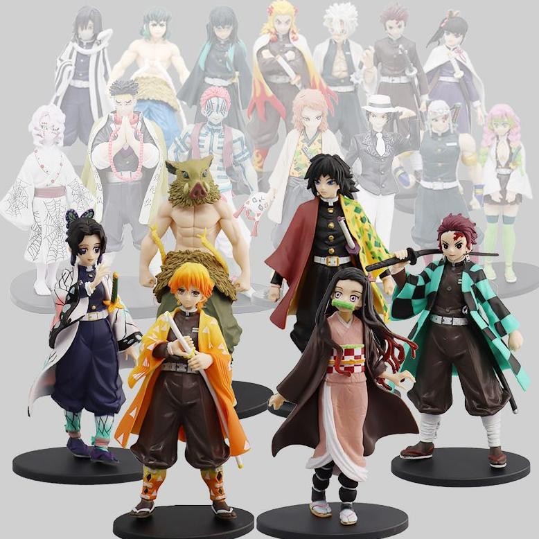 Am67 Action Figure Demon Slayer / Miniatur Demon Slayer / Demon Slayer Manga Anime Fs