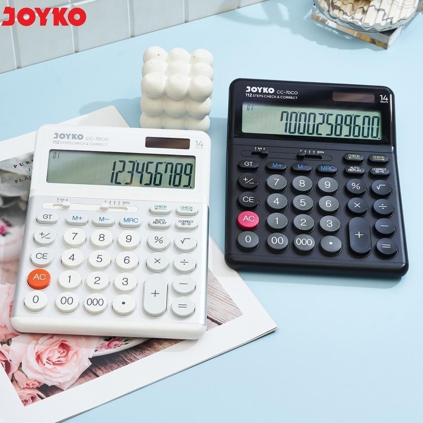 

Kalkulator Che Cek Ulang Joyko Cc70Co Calculator 14Dit Alumunium Surface