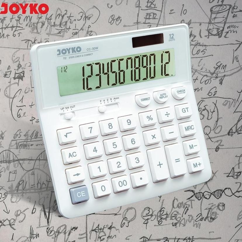 

Kalkulator Che Correct Joyko Cc30W Calculator Desktop Cc 30W Keyboard Button 12 Dit
