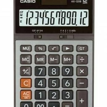 

Kalkulator Desktop Kantor Casio Ax120B Calculator Meja Ax12B