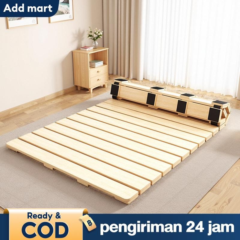 Dipan Tempat Tidur Tatakan Kasur 180X200 Dipan Kasur 160X200 Tatami Kayu Solid Tempat Tidur Palet Ka