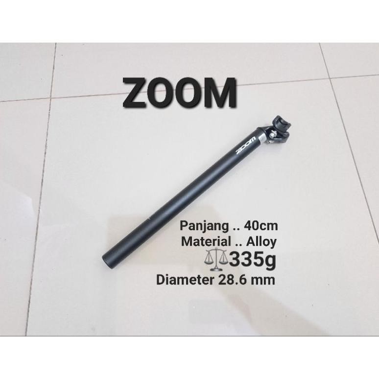 SEATPOST 28.6 MM TIANG SADDLE SEPEDA SEATPOST 28.6MM ALLOY SEATPOST DIAMETER 28.6 MM ZOOM UNO