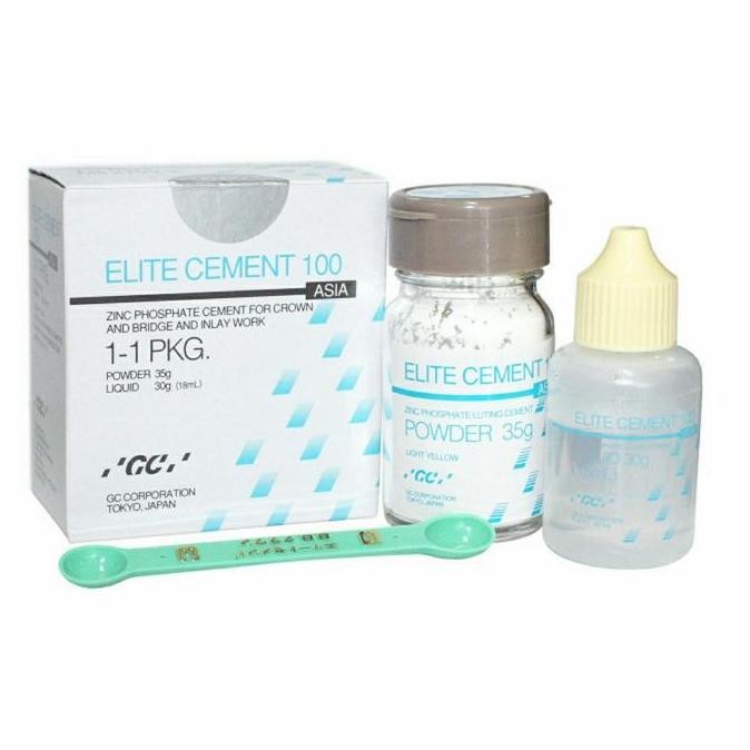Elite Cement 100 Dental Zinc phosphate Cement For Crown & Bridge GC Product Japan